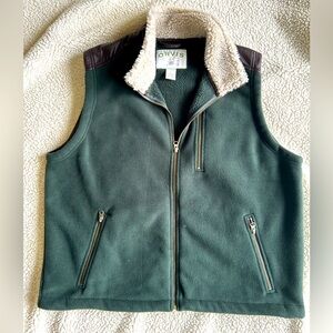 Men’s Orvis fleece vest size L